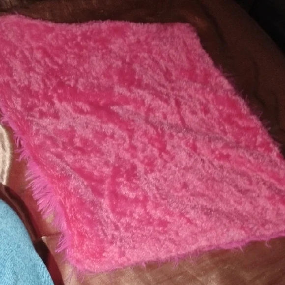 Fluffy Pink Pillow Covers - Picture 3 of 6